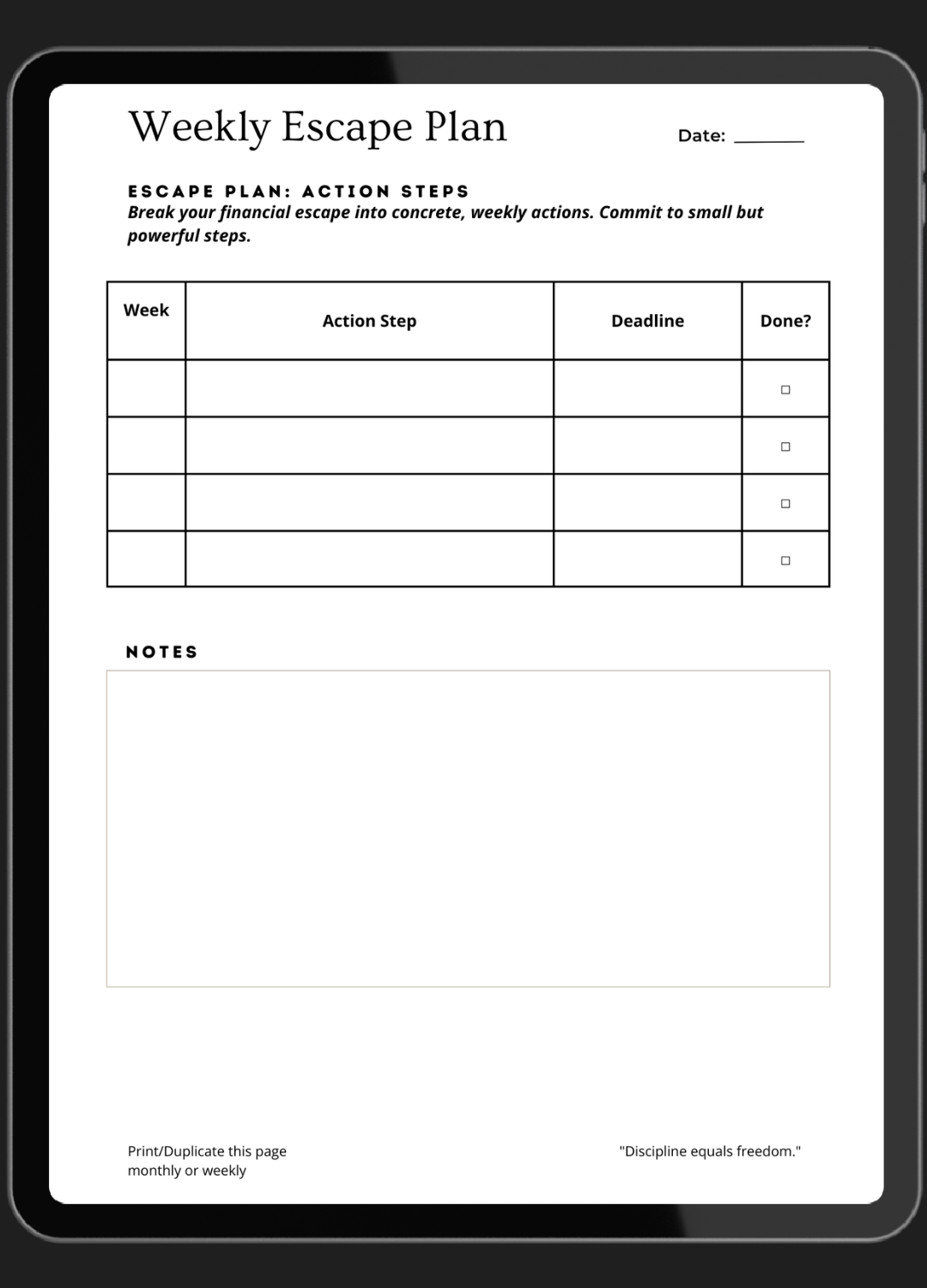 The Illusion of Freedom (eBook guide) + The Freedom Planner (printable) | pdf download