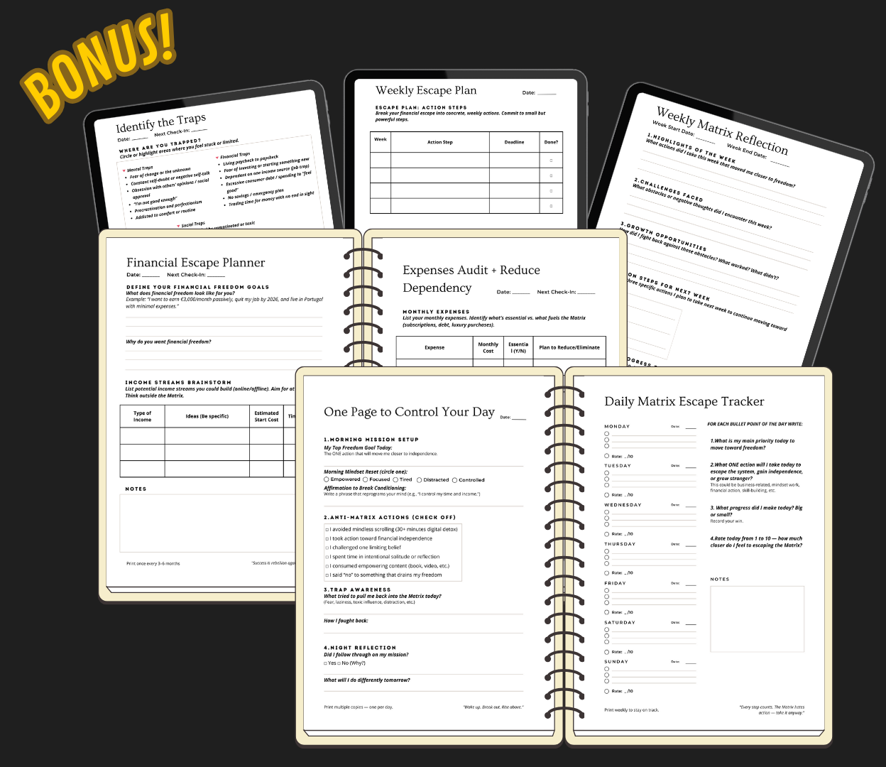 The Illusion of Freedom (eBook guide) + The Freedom Planner (printable) | pdf download